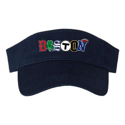 Vintage Boston Sports Fan City Pride T Valucap Bio-Washed Visor