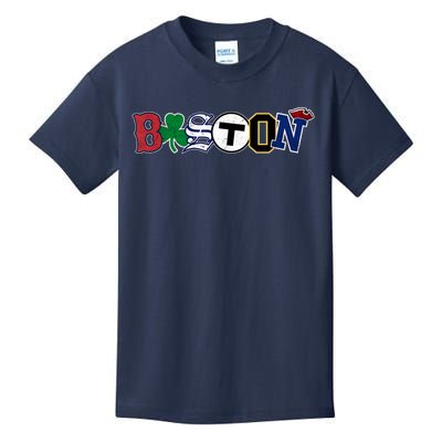 Vintage Boston Sports Fan City Pride T Kids T-Shirt