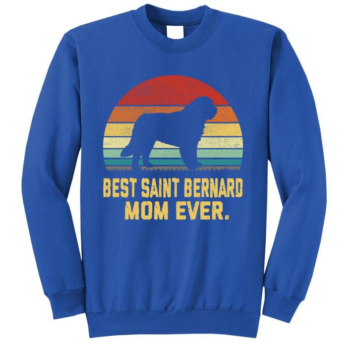 Vintage Best Saint Bernard Mom Ever Funny Gift Sweatshirt