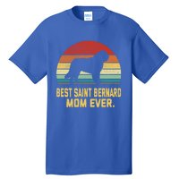 Vintage Best Saint Bernard Mom Ever Funny Gift Tall T-Shirt