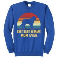 Vintage Best Saint Bernard Mom Ever Funny Gift Tall Sweatshirt