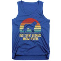 Vintage Best Saint Bernard Mom Ever Funny Gift Tank Top