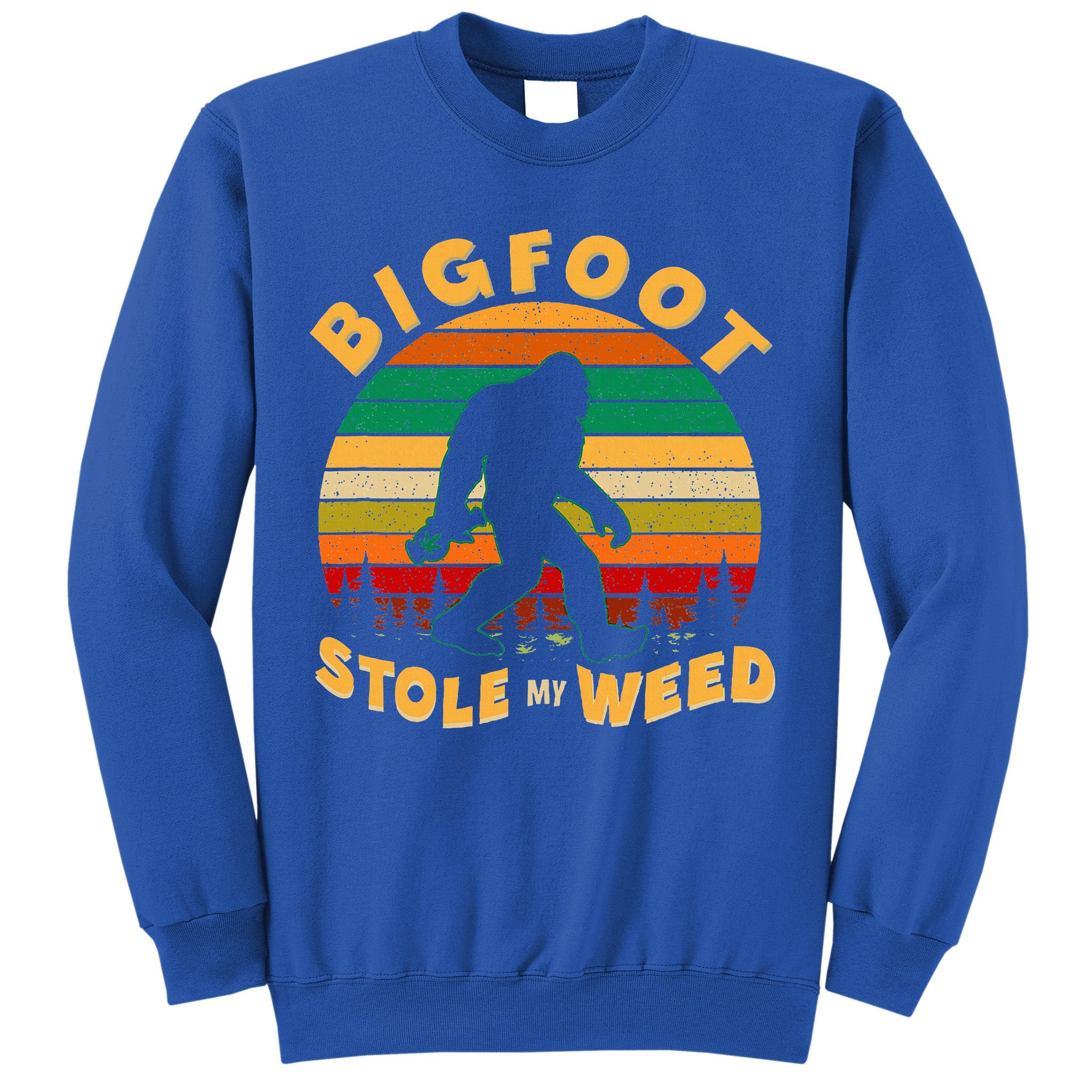 Vintage Bigfoot Stole My Weed 420 Marijuana Sweatshirt