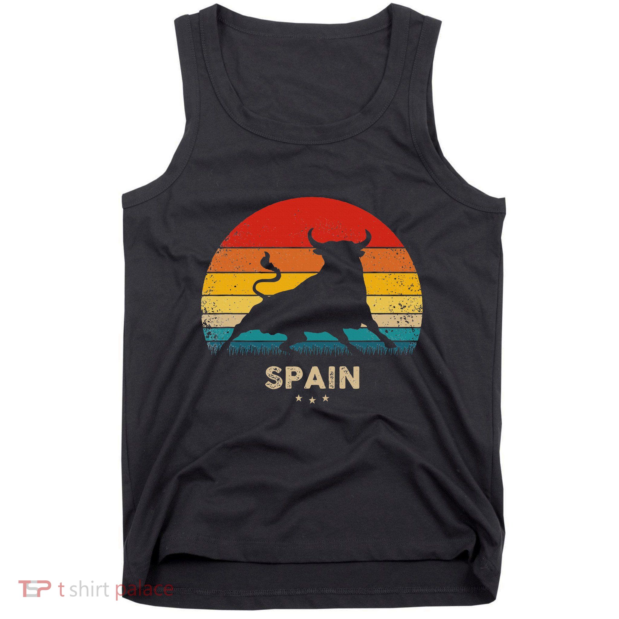 Vintage Bull Silhouette Spain Tank Top
