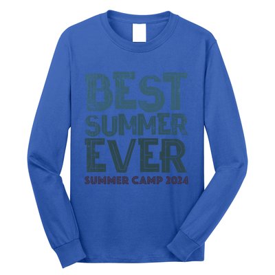 Vintage Best Summer Ever Camp 2024 Staff Cousins Nurse Meaningful Gift Long Sleeve Shirt