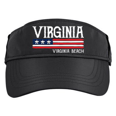 Virginia Beach Souvenir Gift Adult Drive Performance Visor