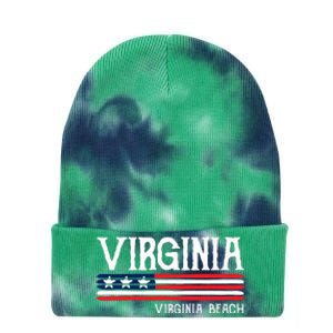 Virginia Beach Souvenir Gift Tie Dye 12in Knit Beanie