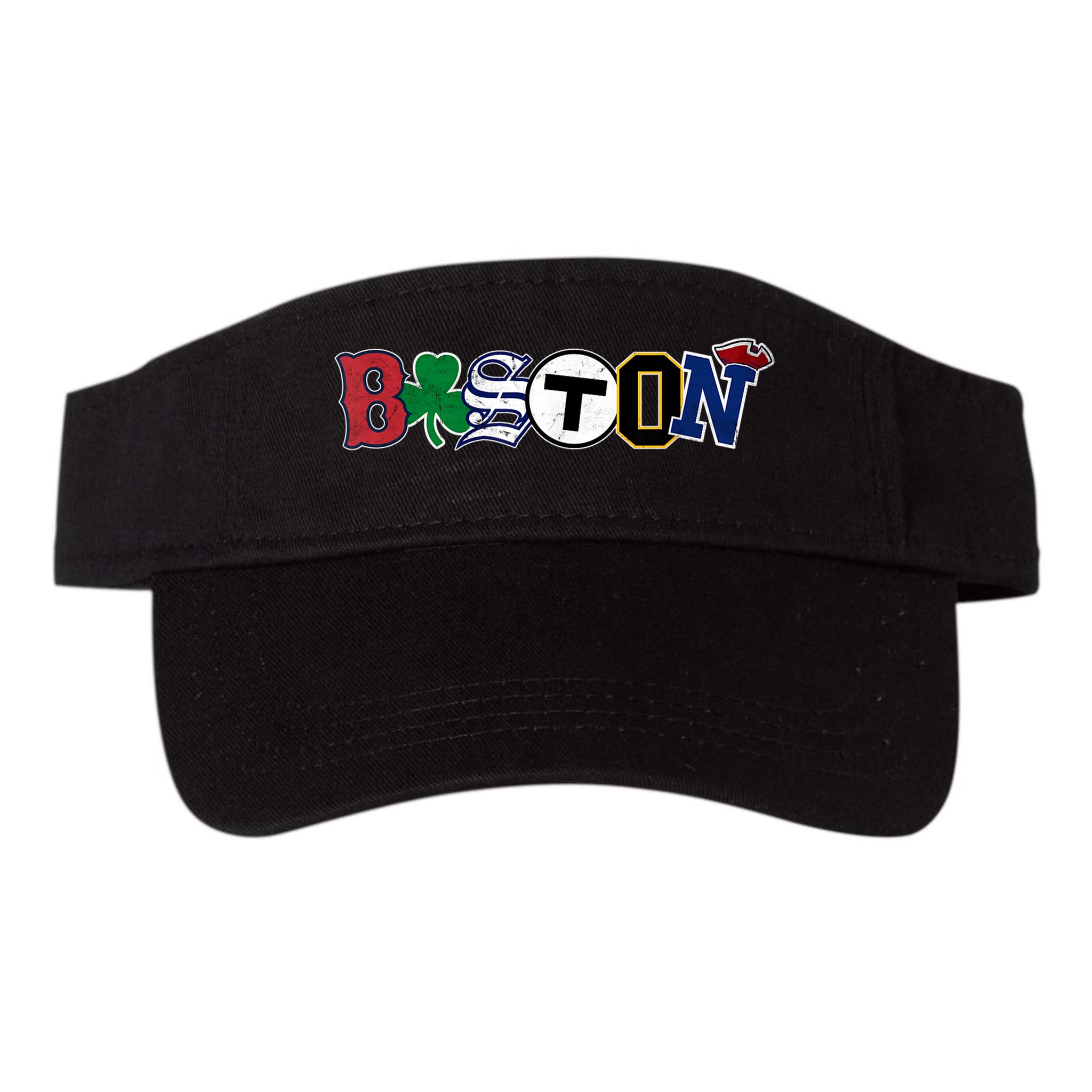 Vintage Boston Sports Fan City Pride T Visor