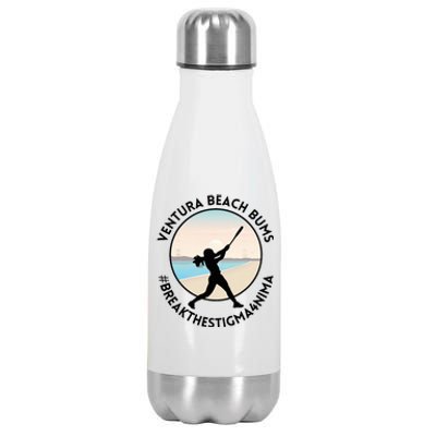 Ventura Beach Softball Team 2 Stainless Steel Insulated Water Bottle