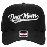 Vintage Baseball Style Retro Distressed Dog Mom Hat