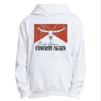 Vintage Bull Skull Makes America A Cowboy Again Country Urban Pullover Hoodie