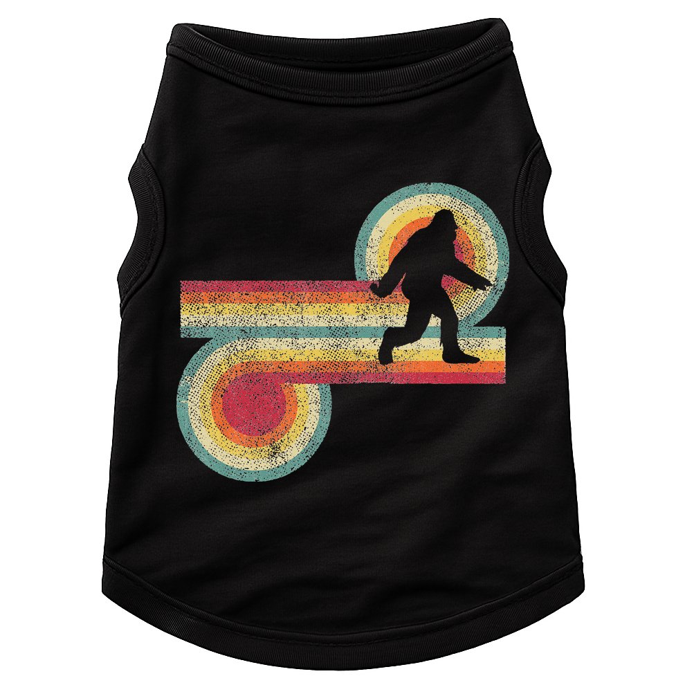 Vintage Bigfoot Sasquatch 70S 80S Style Retro Women Doggie Tank