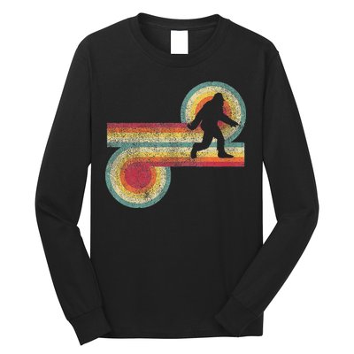 Vintage Bigfoot Sasquatch 70S 80S Style Retro Women Long Sleeve Shirt