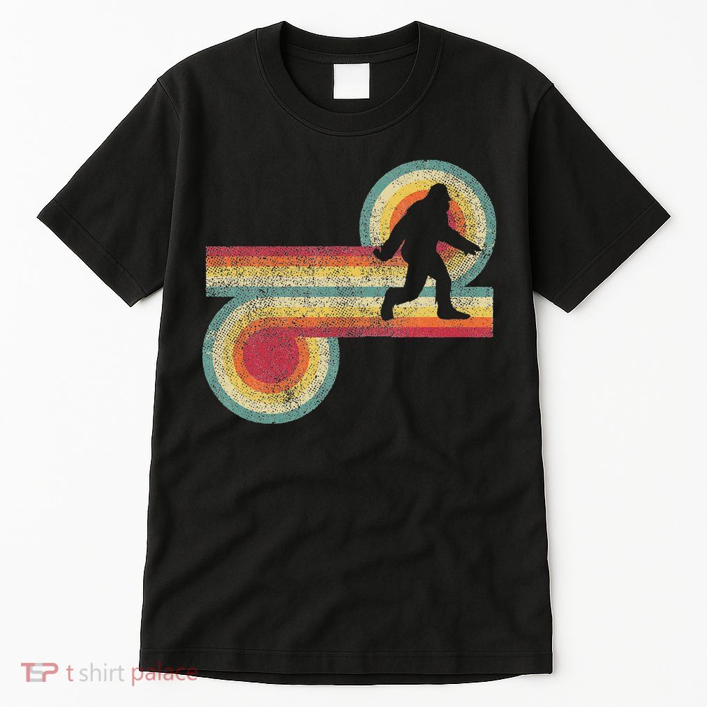 Vintage Bigfoot Sasquatch 70S 80S Style Retro Women Tall T-Shirt