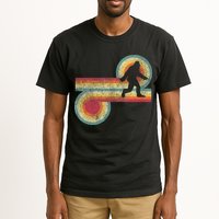Vintage Bigfoot Sasquatch 70S 80S Style Retro Women Tall T-Shirt