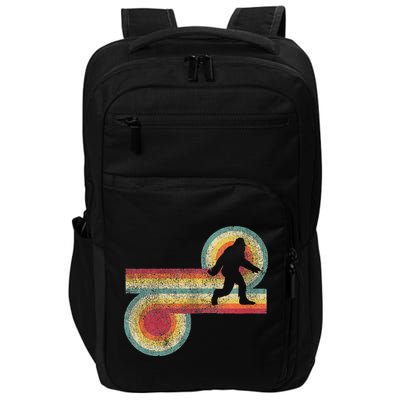 Vintage Bigfoot Sasquatch 70S 80S Style Retro Women Impact Tech Backpack