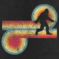Vintage Bigfoot Sasquatch 70S 80S Style Retro Women Beanie