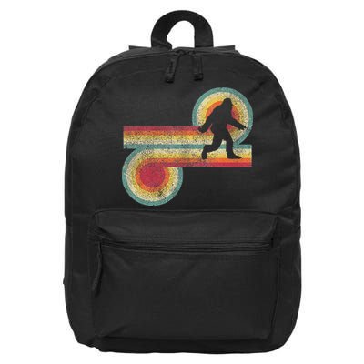 Vintage Bigfoot Sasquatch 70S 80S Style Retro Women 16 in Basic Backpack