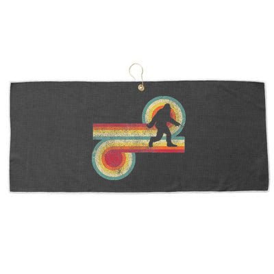 Vintage Bigfoot Sasquatch 70S 80S Style Retro Women Large Microfiber Waffle Golf Towel
