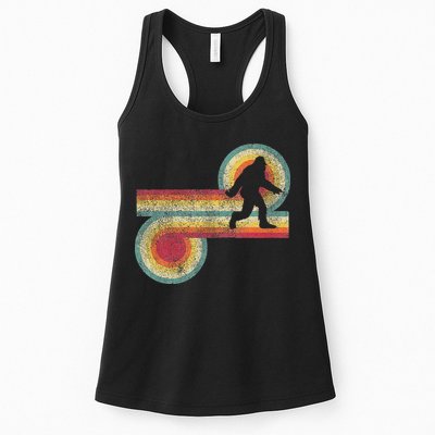 Vintage Bigfoot Sasquatch 70S 80S Style Retro Women Womens Tank Top