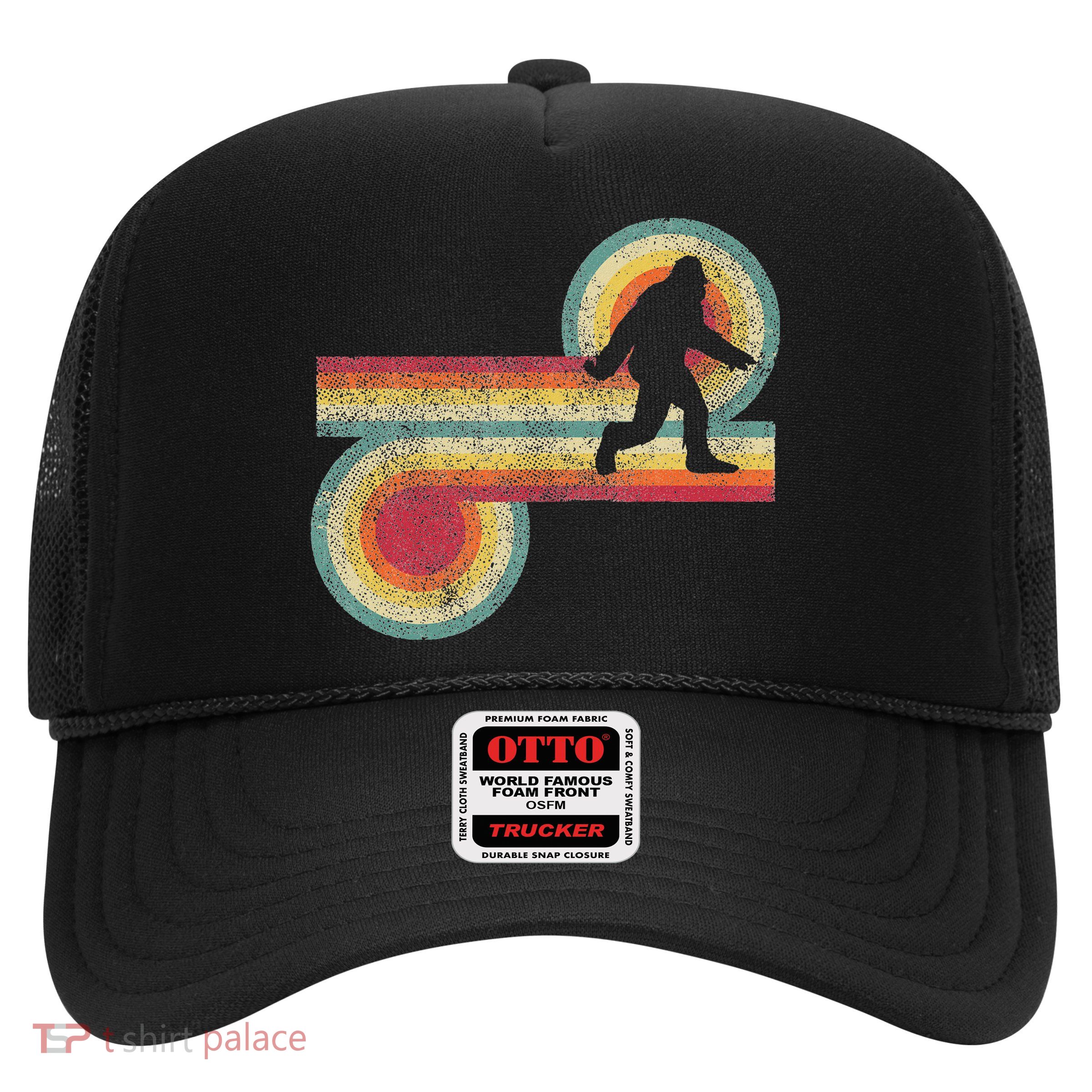 Vintage Bigfoot Sasquatch 70S 80S Style Retro Women Trucker Hat