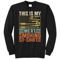 Vintage Bbq Smoker Grill Outfit This Is My Meat Smoking Sweatshirt