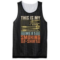 Vintage Bbq Smoker Grill Outfit This Is My Meat Smoking Mesh Reversible Basketball Jersey Tank