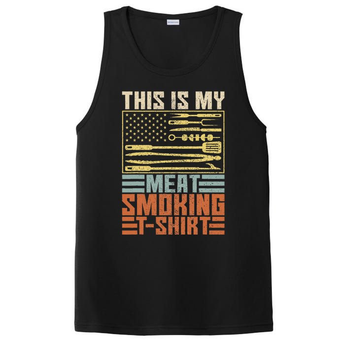 Vintage Bbq Smoker Grill Outfit This Is My Meat Smoking PosiCharge Competitor Tank