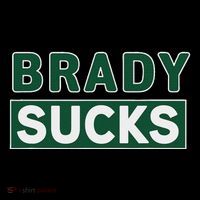 Vintage Brady Sucks Green And White Hate Brady Classic T-Shirt
