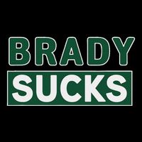 Vintage Brady Sucks Green And White Hate Brady Classic Baby Bodysuit