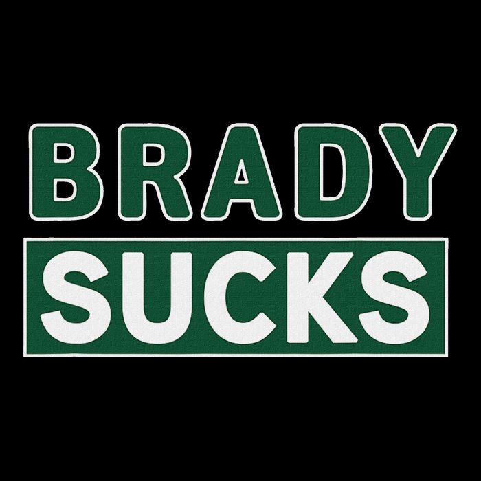 Vintage Brady Sucks Green And White Hate Brady Classic Baby Bodysuit