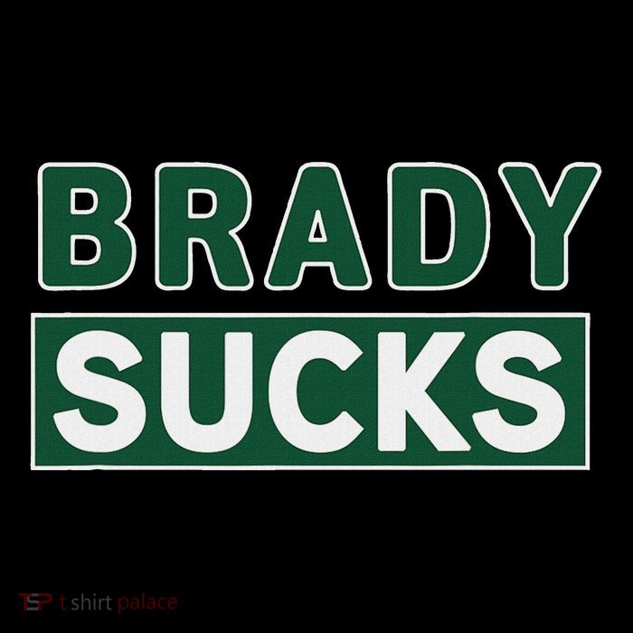 Vintage Brady Sucks Green And White Hate Brady Classic Tank Top