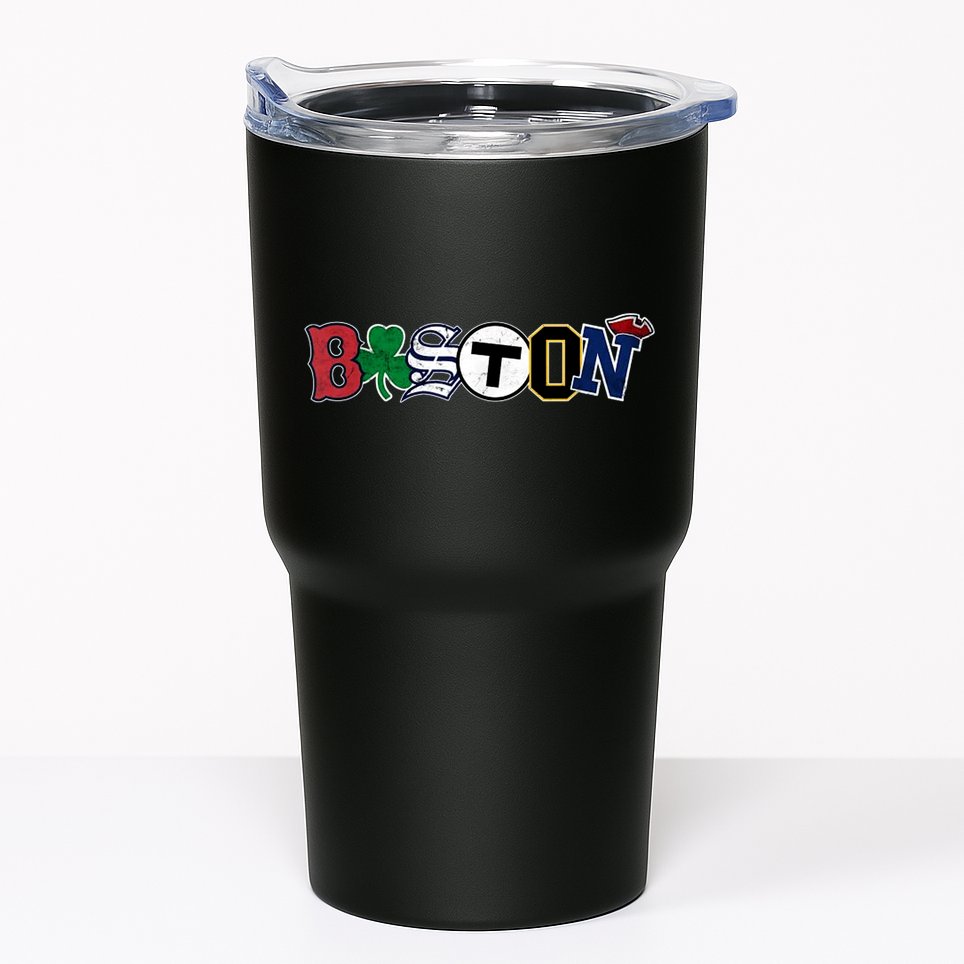 Vintage Boston Sports Fan City Pride Tumbler