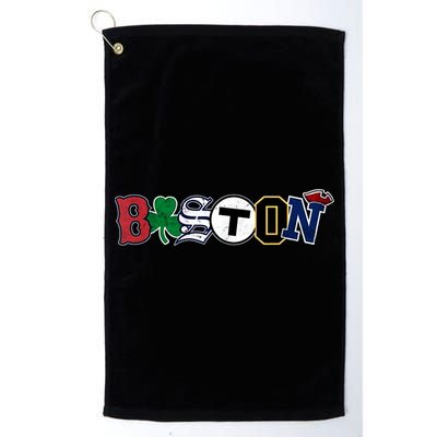 Vintage Boston Sports Fan City Pride Golf Towel