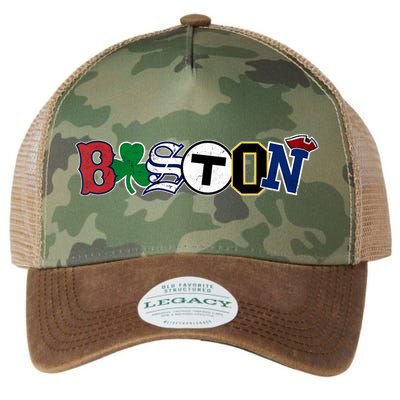 Vintage Boston Sports Fan City Pride TShirt Legacy Tie Dye Trucker Hat