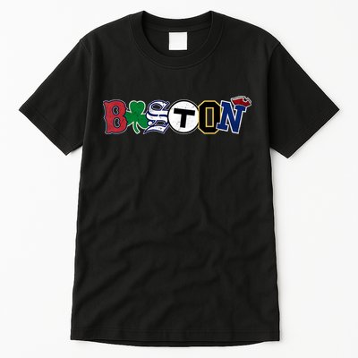 Vintage Boston Sports Fan City Pride TShirt Tall T-Shirt