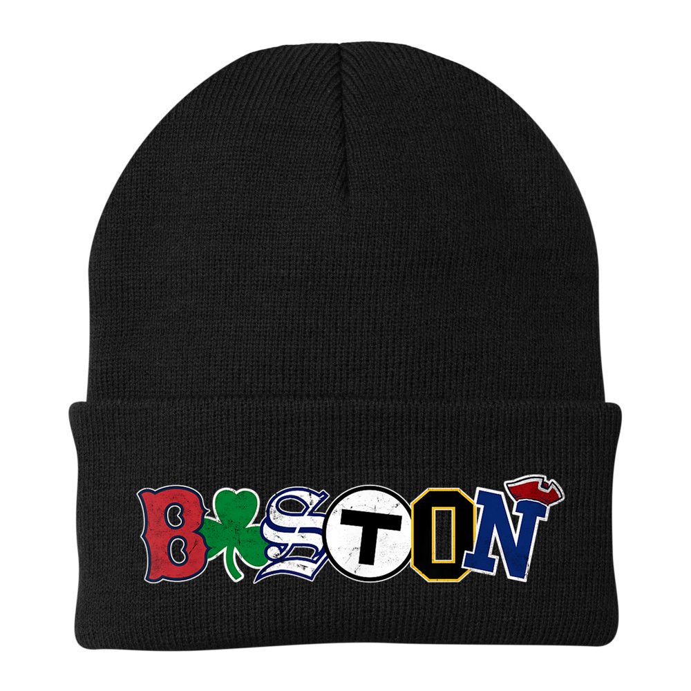 Vintage Boston Sports Fan City Pride TShirt Beanie