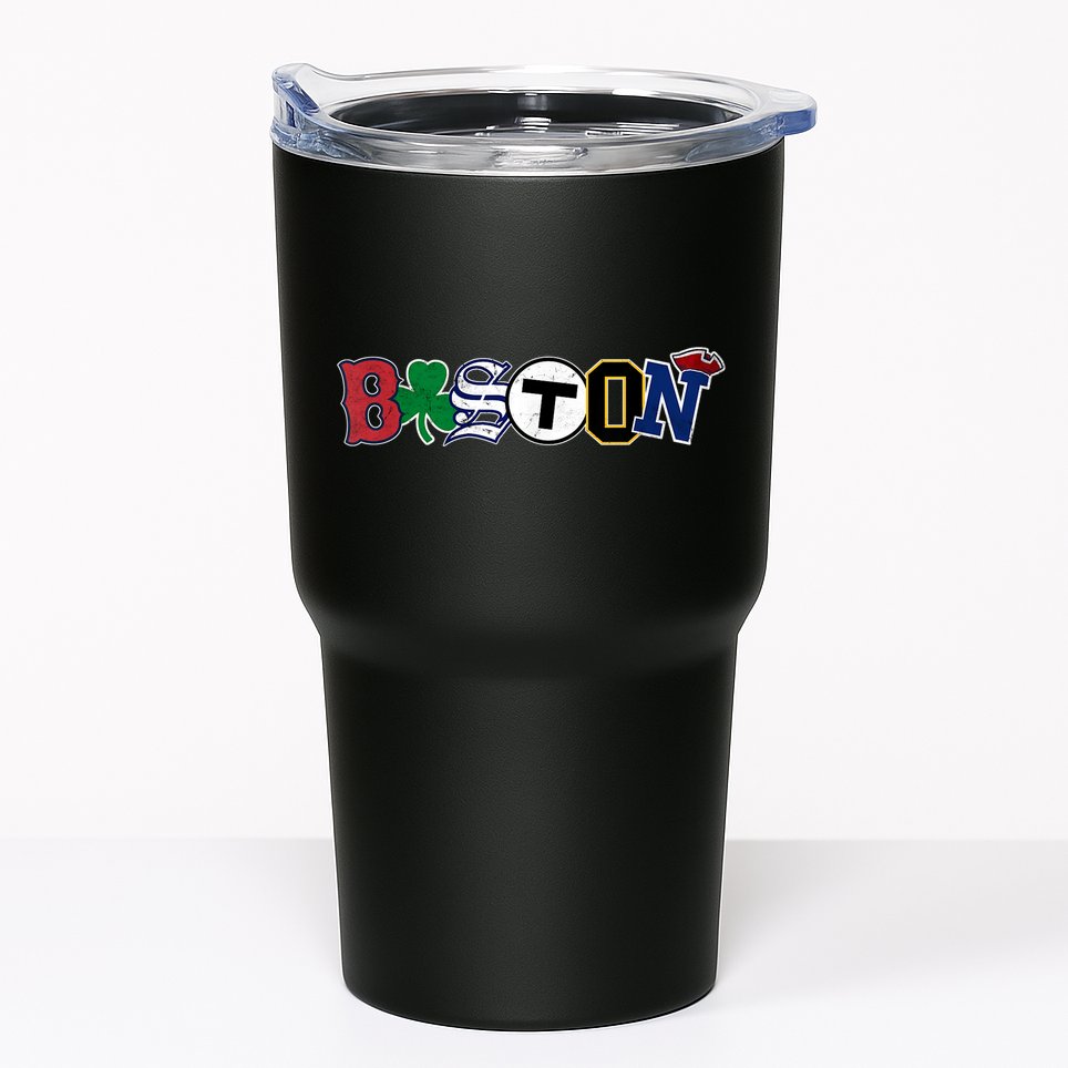 Vintage Boston Sports Fan City Pride TShirt Tumbler