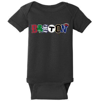 Vintage Boston Sports Fan City Pride TShirt Baby Bodysuit