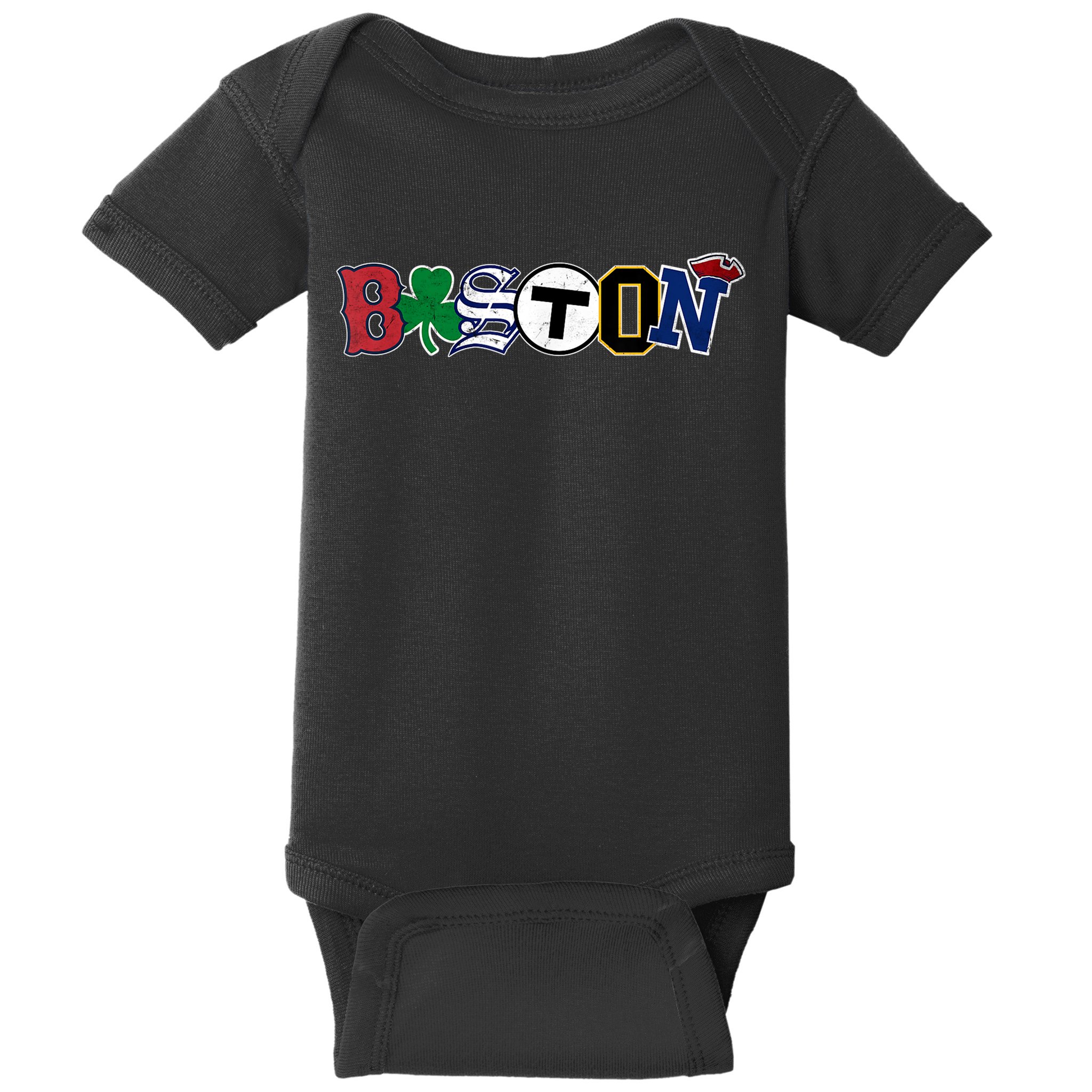 Vintage Boston Sports Fan City Pride TShirt Baby Bodysuit