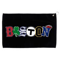 Vintage Boston Sports Fan City Pride TShirt Grommeted Golf Towel