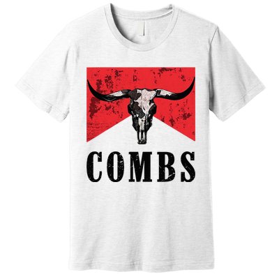 Vintage Bull Skull Western Premium T-Shirt