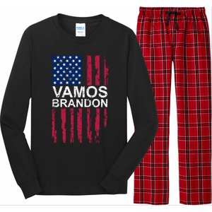 Vamos Brandon Spanish Version Of LetS Go Brandon Gift Long Sleeve Pajama Set