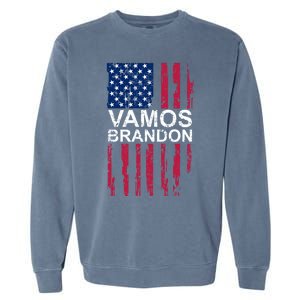 Vamos Brandon Spanish Version Of LetS Go Brandon Gift Garment-Dyed Sweatshirt