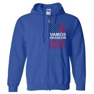 Vamos Brandon Spanish Version Of LetS Go Brandon Gift Full Zip Hoodie