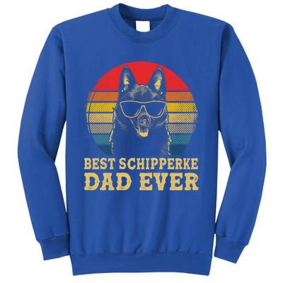 Vintage Best Schipperke Dad Ever Dog Lovers Gift Sweatshirt