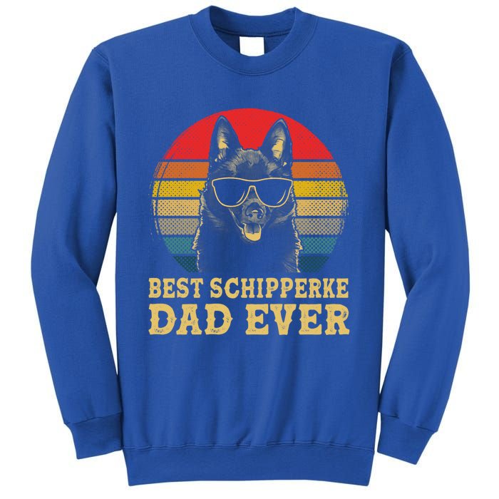 Vintage Best Schipperke Dad Ever Dog Lovers Gift Sweatshirt