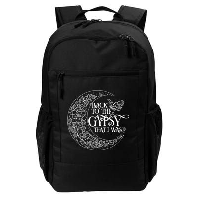Vintage Back To The Gypsy That I Was Floral Moon Backpack
