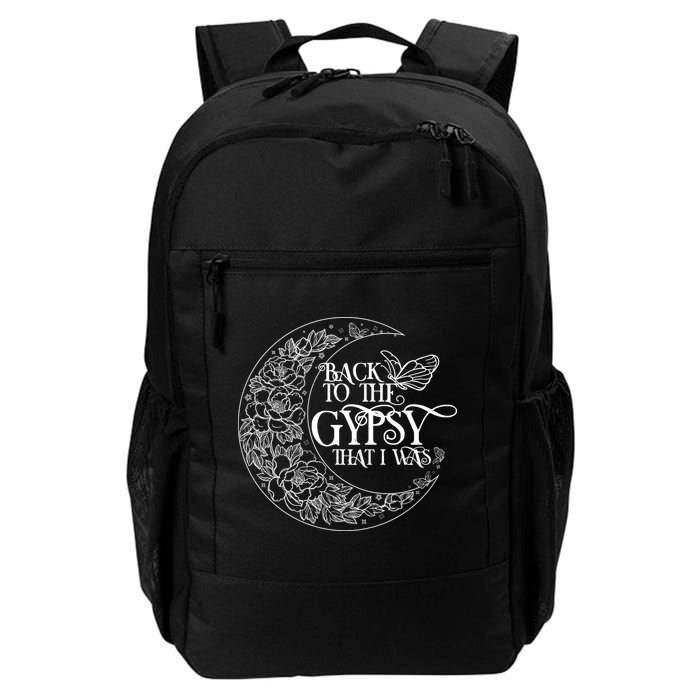 Vintage Back To The Gypsy That I Was Floral Moon Backpack