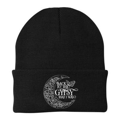 Vintage Back To The Gypsy That I Was Floral Moon Beanie